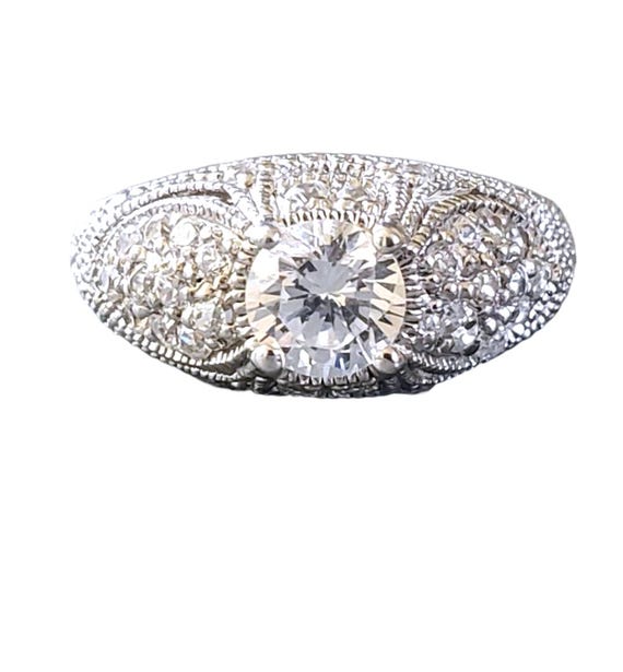 Bague ancienne en argent 925 et or rose 18cts/750 (Gebraucht) in