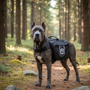 Cane Corso Machine Embroidery Design, Tactical Dog Line Art Embroidery Pattern, Italian Mastiff Patch, Outdoor Backpack K9 Embroidery File
