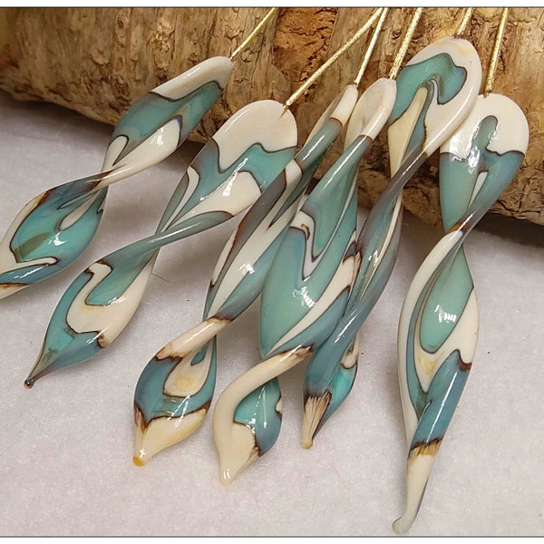 Tribal Handmade Lampwork Bead Headpins