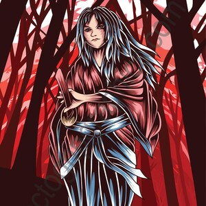 Poster, Warrior, Woman Samurai, Samurai Girl, Samurai Warrior, Samurai