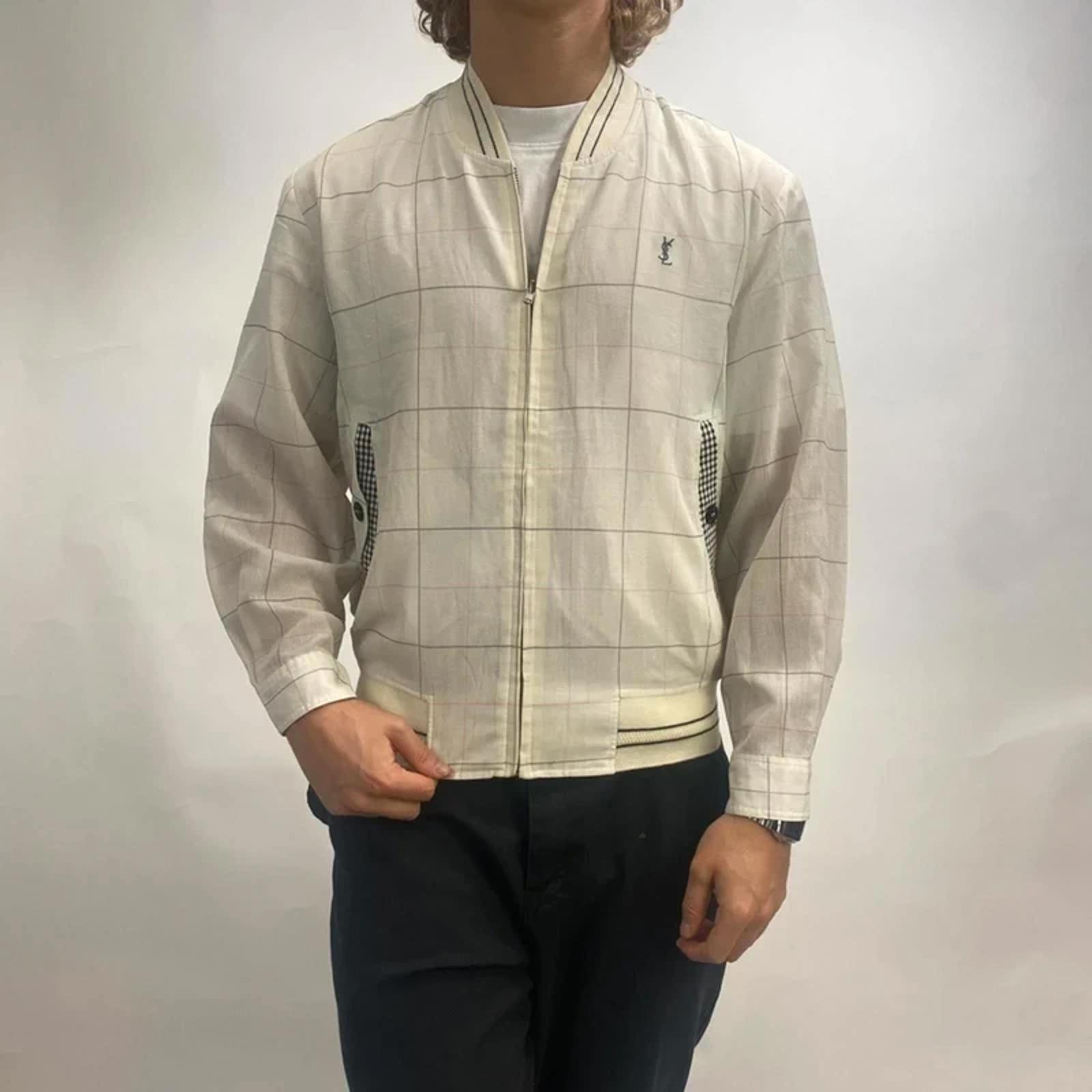 Vintage Yves Saint Laurent Harrington Jacket - Etsy Hong Kong