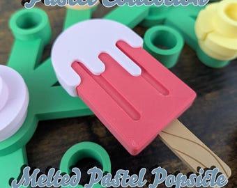 Pastel Melted Popsicle for Giant Brick-Inspired Wreath