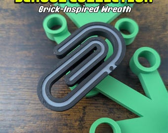 Paper Clip - Back to School Collection for Giant Brick-Inspired Wreath