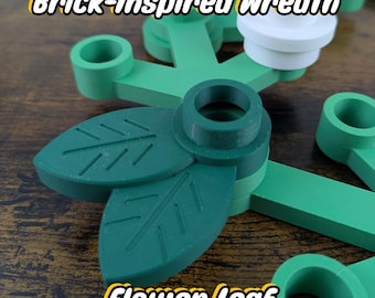 Leaf for Giant Brick-Inspired Wreath