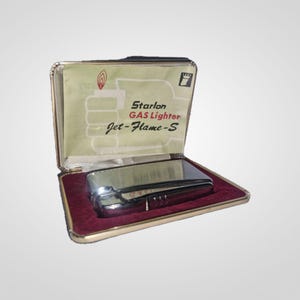Starlon Long Life Lighter, Vintage elegant gift idea, Starlon Gas Lighter, Cigarette Lighter, Old Lighter,Smoking Lighter,