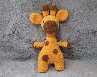 Gehäkeltes Kuscheltier - Norman die Giraffe - Handmade