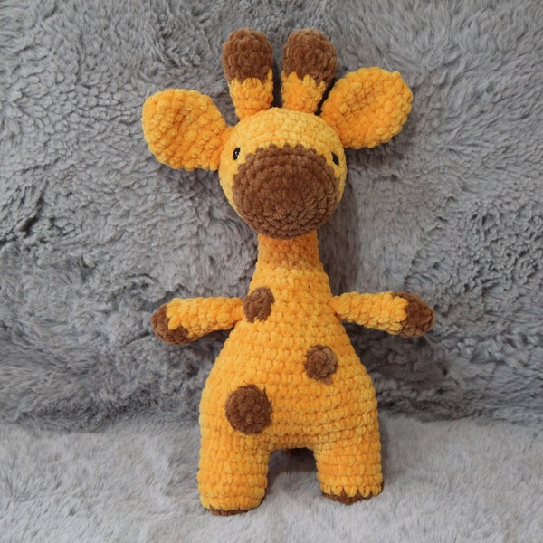 Gehäkeltes Kuscheltier - Norman die Giraffe - Handmade