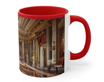 Amazing  interior of the Buckingham Palace, UK, Mug, 11oz - great gift for loved ones.