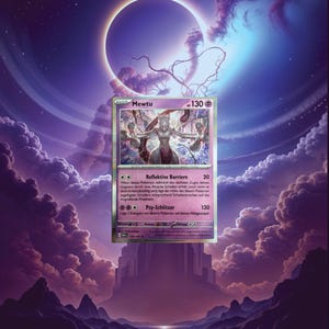 WTU_TCG ウォールアート - 第1世代_150/165_ポケモントレーディングカードに最適