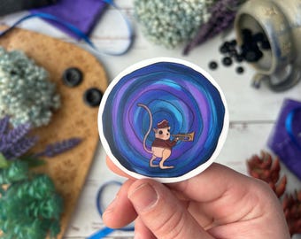 Coraline Circus Mouse Other Mother Portal Dream Cute Spooky Halloween Movie Waterproof Sticker