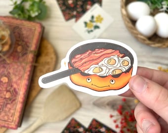 Calcifer Fire Demon Howl’s Moving Castle Studio Ghibli  Waterproof Fantasy Aesthetic Cottage Core Breakfast Sticker