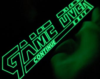 Metal gear solid - GAME OVER Imán GLOW