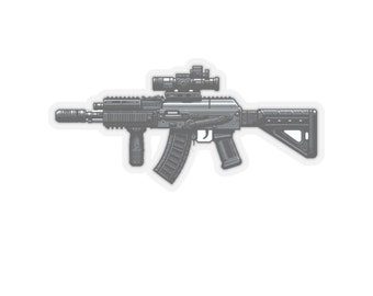AK ライフル (ビニール ステッカー、ビニール デカール、ラップトップ