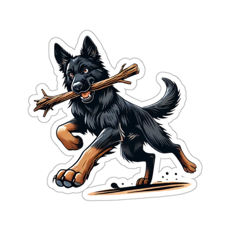 Gsd Sticker German Shepherd (vinyl Sticker, Vinyl Decal, Laptop, Tumbler, Notebook ...