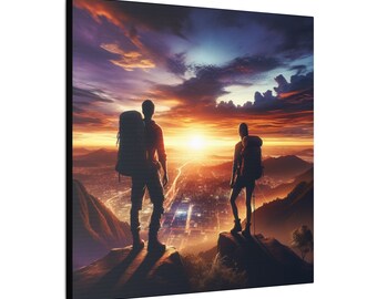 Darüber hinaus Urban Bounds Leinwand Wandkunst (Haus, Büro, Wohnzimmer, Schlafzimmer, Esszimmer)