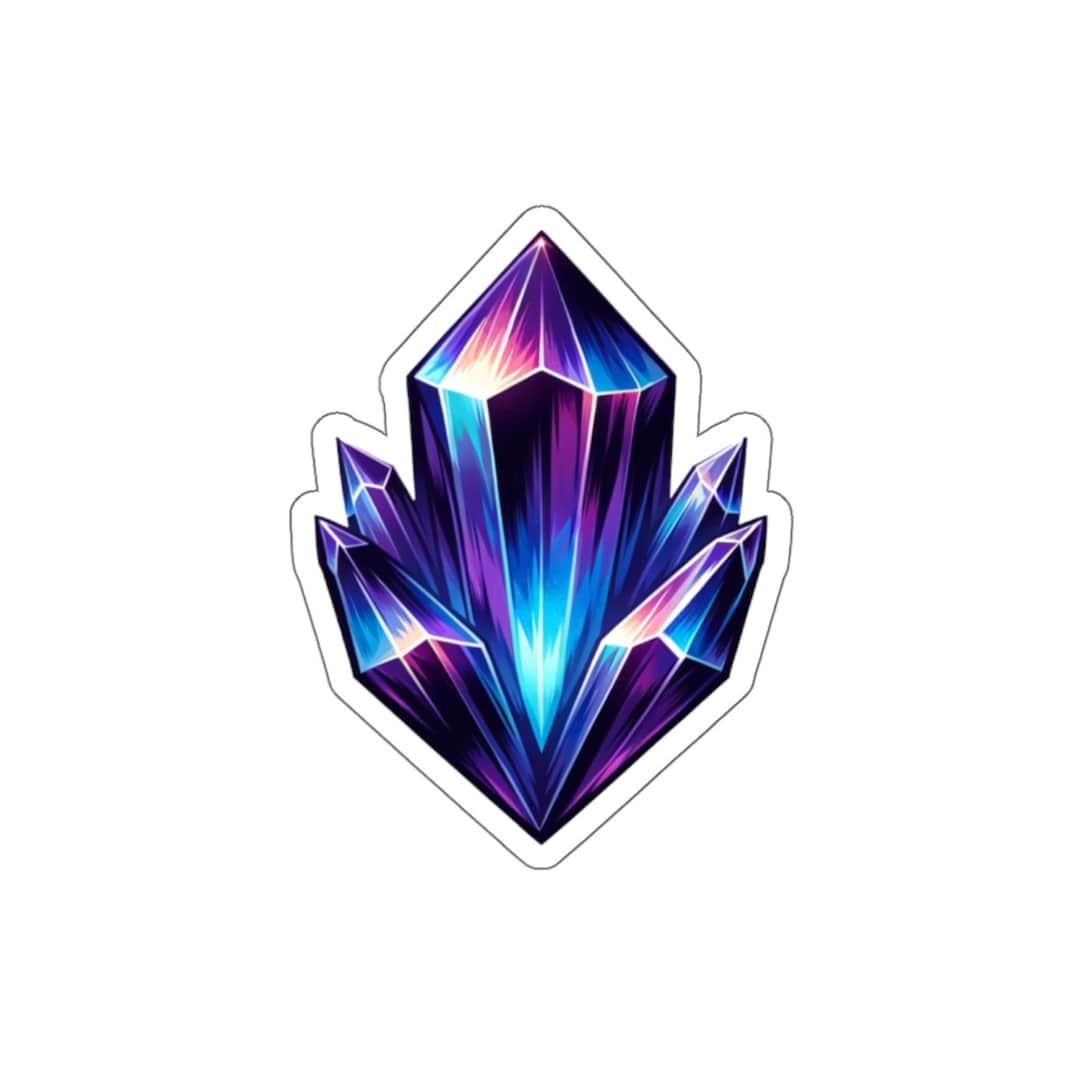 Crystal 2 (vinyl Sticker, Vinyl Decal, Laptop, Tumbler, Notebook, Safe ...