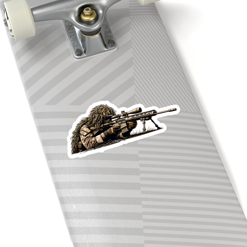 Military Sniper (vinyl Sticker, Vinyl Decal, Laptop, Tumbler, Notebook ...