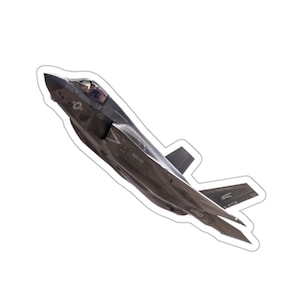 F-35B Lightning II (vinyl sticker, vinyl decal, laptop, tumbler, notebook, safe, aircraft, military, aviation)
