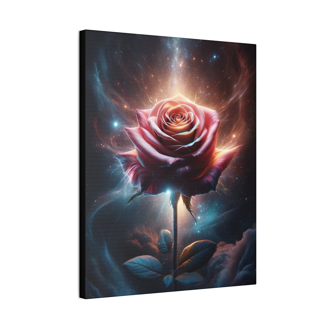 Ethereal Rose Canvas Wall Art (home, Office, Living Room, Bed Room ...