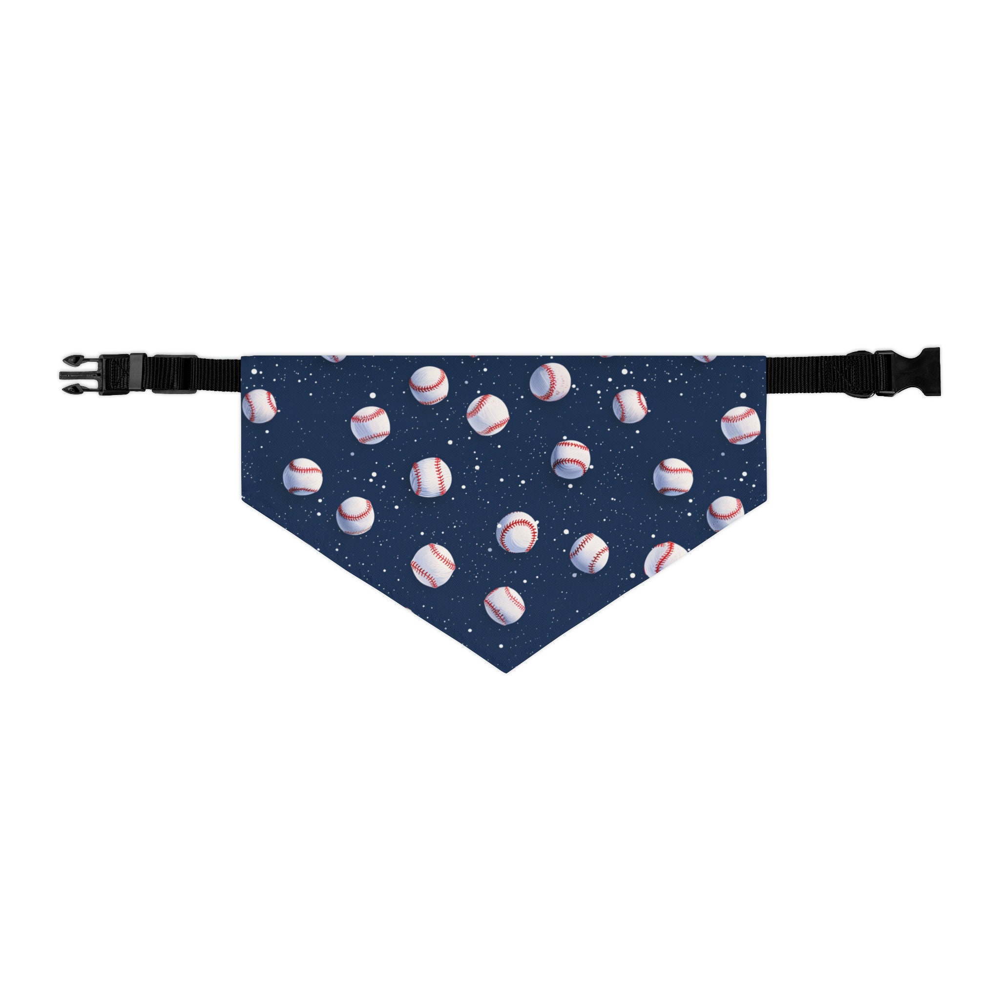 7 Stück Baseball-Hundehalstücher Größe M – Ca. 65x45 Cm, Aus Polyester, Für Kleine & Mittelgroße Hunde