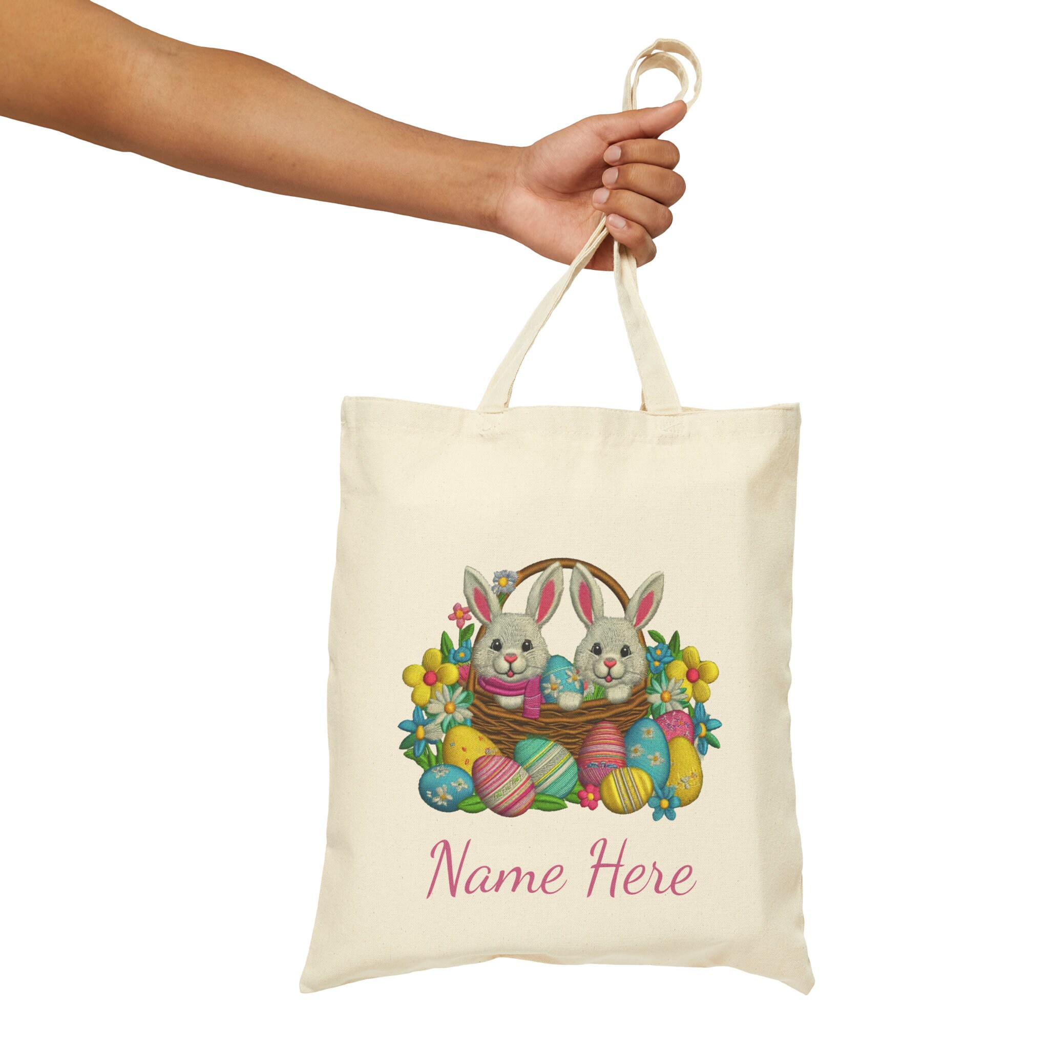 Happy Easter Tote Bageaster Eggs Bag,,easter Rabbit