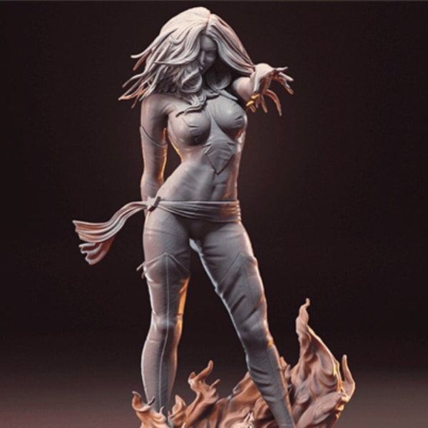 Phoenix Figure - Charlize Theron -  Collectible Art Statue or 3D STL File - Premium Models and Prints