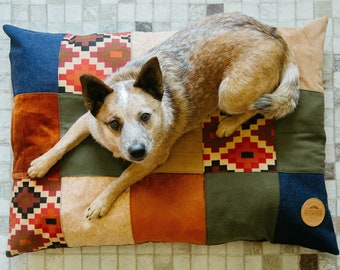 PATCHWORK DOG BED ~ Dingo-Dag