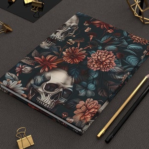 Gothic Hardcover Notizbuch Matt, Halloween, Dark Feminine Energy