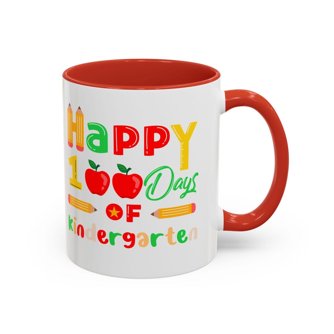 Kindergarten Teacher 100 Days of School Gift Happy 100th Day ...