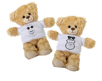 Personalized Proposal Teddy Bear: Ring Bearer/Flower Girl Gift