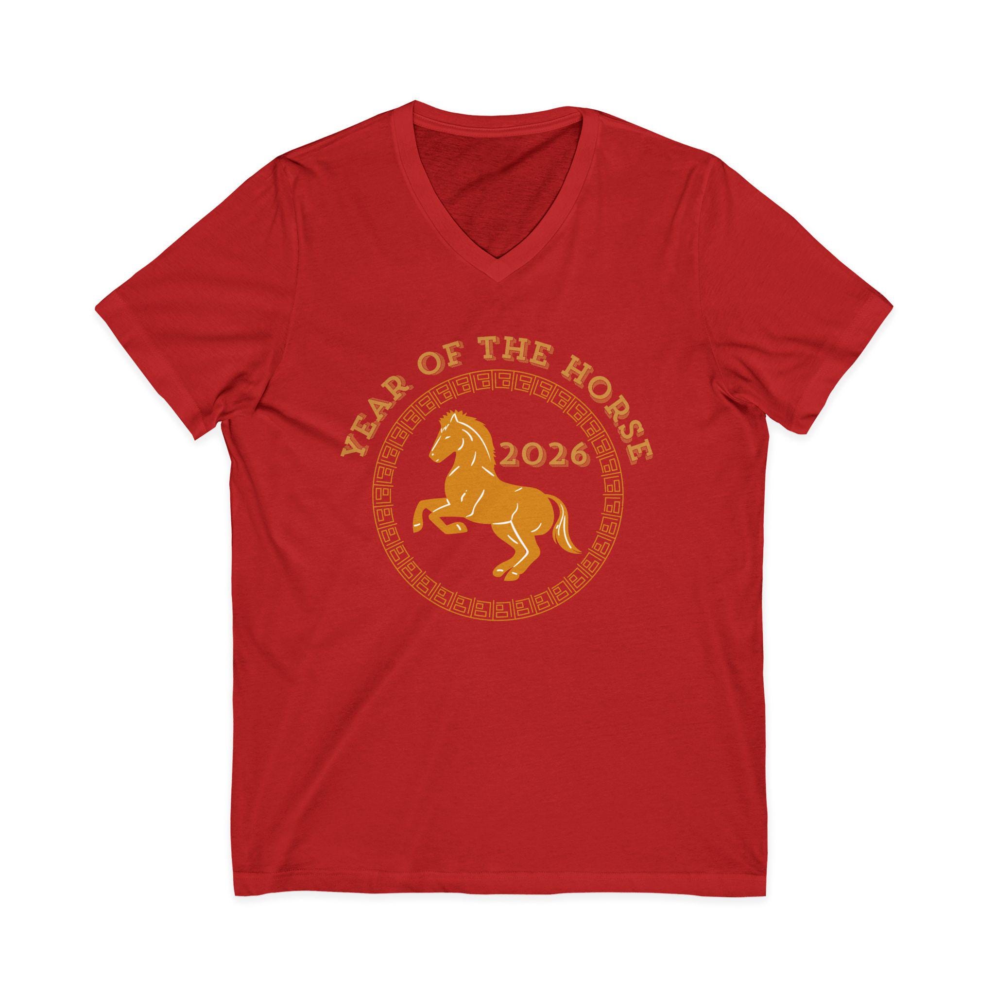 Year of the Horse 2026 Tee | Zodiac Horse V-neck T-shirt - Etsy