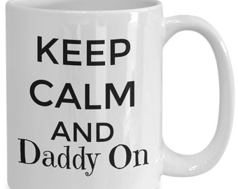 New Daddy Mug Dad Mug Father Cup Gift for New Dad Dada Funny Daddy Mug Humorous Gift For Dad