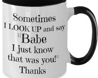 Loss of loved one  Mug, Sorry For Your Loss Gift, Condolence Gift, Sympathy, Grief Gift, Mourning Gift, Inspirational message from above