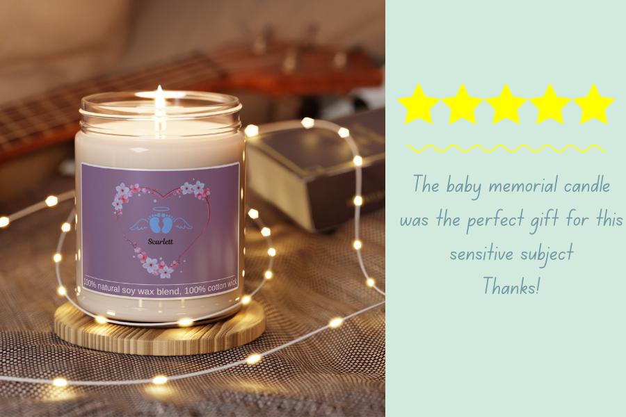 Set Portacandele In Legno Per Lutto, Commemorativo, Altezze 12 E 10 Cm, Con Candele E Incisione 'Those We Love'