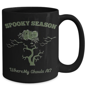 Gruselige Saison Tasse Lustiges Halloween Tasse Geschenk für Halloween-Liebhaber Herbst