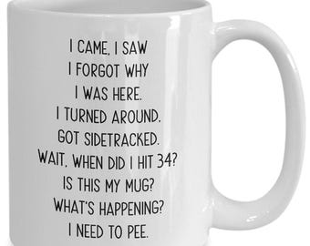 34 years old birthday coffee mug, gift for 34th birthday, special birthday novelty gag present