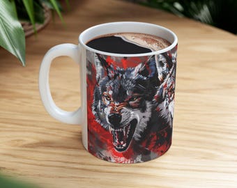 Wolfpack Coffee Mug, College Team Fan Coffee Cup Designs, Student Athletics Gift Ideas, Home Town North Carolina Love Sports, Alumni Spirit