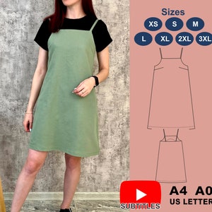 Sundress Dress Pattern Pdf, Summer Dress Pattern Pdf