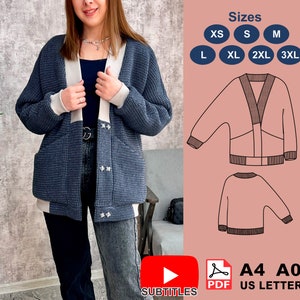 Patrón de costura de chaqueta en pdf