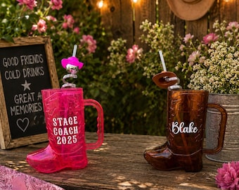 Bachelorette Boot Cup, Cowgirl Party Favor, Nashville Bash, Last Rodeo Bride, Last Yeehaw