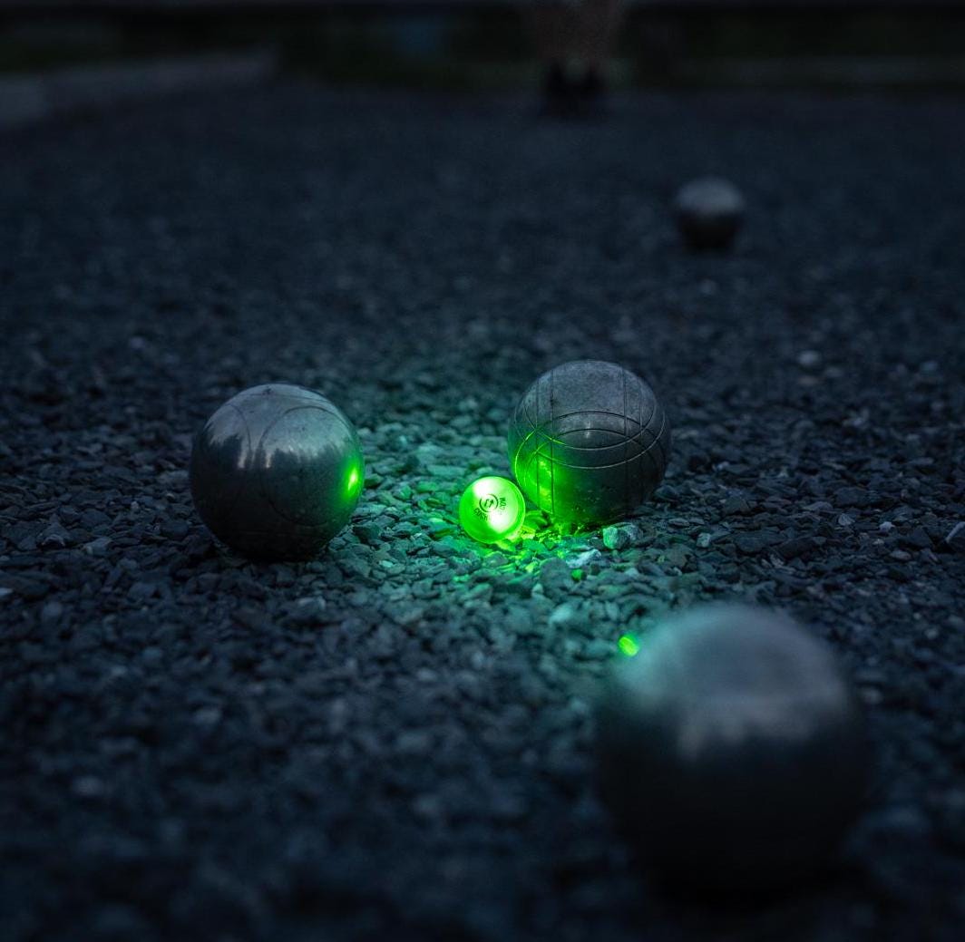 Cochonnet Lumineux LED Pour Pétanque De Nuit - Rouge 30mm