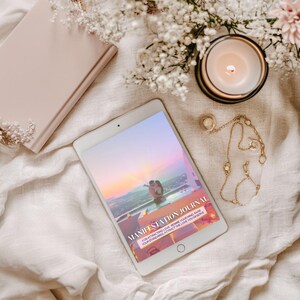 Manifest Love Guided Manifestation Journal Printable Law of Attraction Techniques Affirmations Digital Journal Manifesting Journal