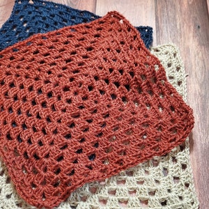 Granny Square Crochet Pattern, Beginner Friendly, Easy to Follow, One Skein Weekend Project, Fast & Simple How-To Guide large font available