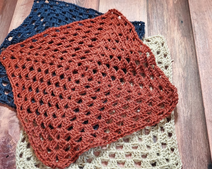 Large, Single- Color Granny Square