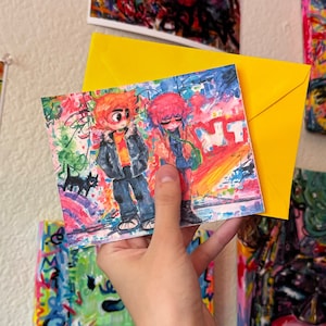 Petit imprimé Scott Pilgrim and Ramona Flowers x idiot coloré vibesss x LETTRES