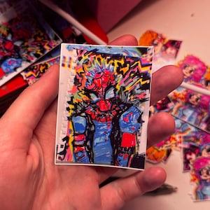 Sticker Spider-Man x SPIDERPUNK super cool et coloré