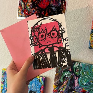 IMPRESSÃO pequena Young Neil x vibrações coloridas bobas x LETRAS