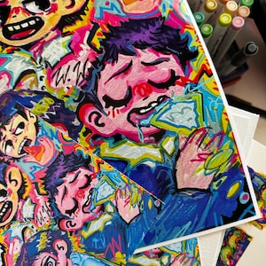 Wallace Wells tipsy x Scott Pilgrim big PRINT