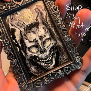 Donnie Darko x Frank the Rabbit vintage frame art x Donnie Darko with Frank Anderson