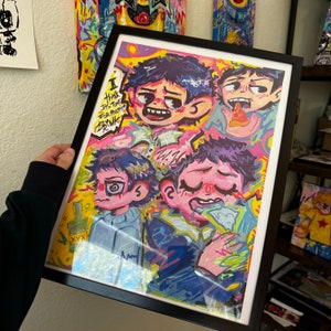 Wallace Wells x Scott Pilgrim silly colorful vibes original